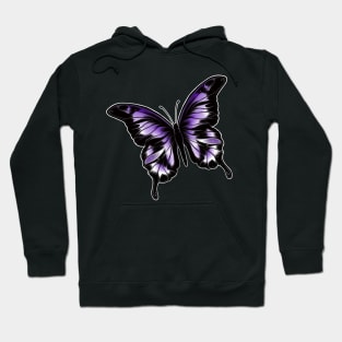 Beautiful fucky purple butterfly Hoodie